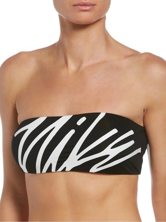 Nike Other - Nike Multi Logo Bandeau Bikini Top. Size: Large